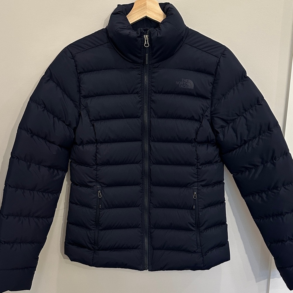 The North Face Women's Navy Quilted Down Puffer Jacket - Picture 7 of 7